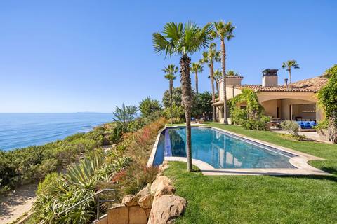Pool along the bluff