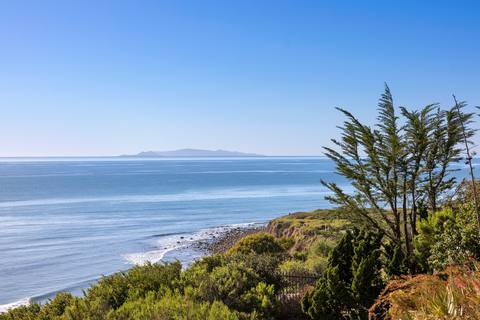 The coastline, looking west