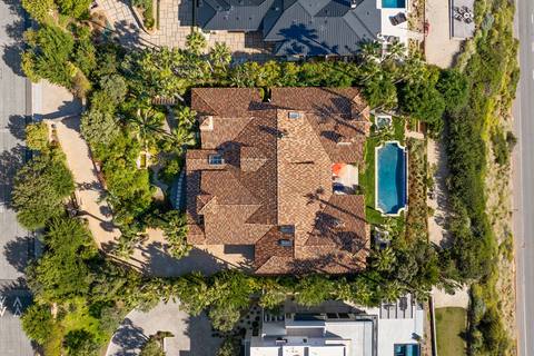 From directly above
